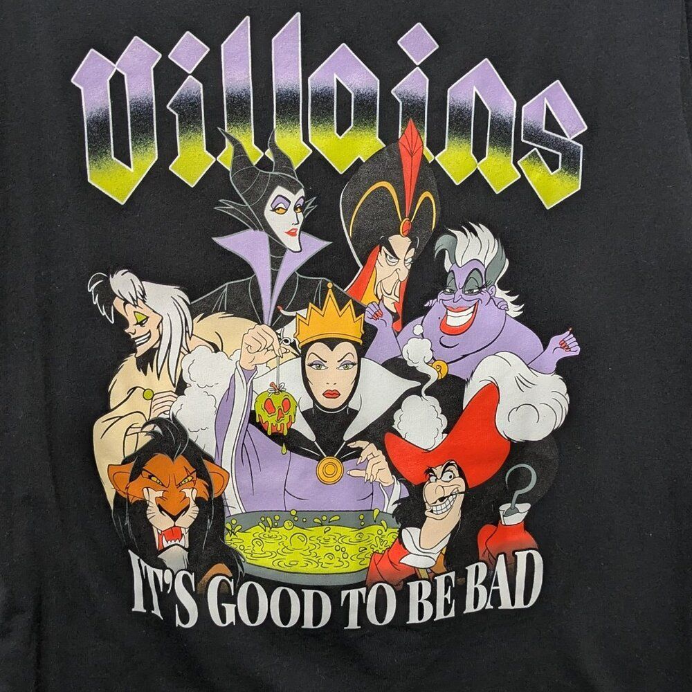 Disney Villains Good to be Bad T-Shirt XL